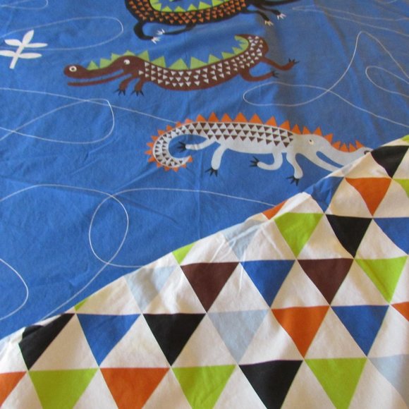 Custom Whimsical Duvet Low Country Gators Hilton Head Island Reversible - Picture 6 of 8
